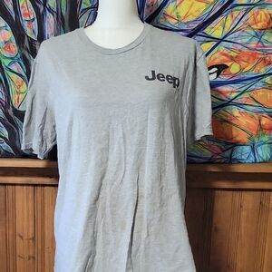Jeep Light Gray Short Sleeve Tee